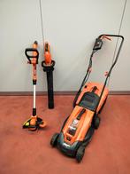 Powerplus Gereedschap : Grasmaaier, Kantmaaier, Haagschaar, Tuin en Terras, Ophalen, Gebruikt, Elektrische grasmaaier, Opvangbak