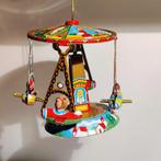 collectible tin ornament carousel molen tin toy, Ophalen of Verzenden