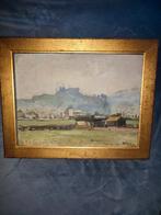 Jolie tableau de Henri Ottevaere " Montgomery Wales 1915", Antiquités & Art, Enlèvement ou Envoi
