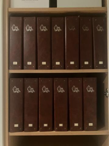 Kuifje magazines in officiële Kuifje-mappen JG 31(3)-37 beschikbaar voor biedingen