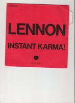 John Lennon & Yoko Ono  Instant karma/ Who has seen the wind, Enlèvement ou Envoi, Single, Utilisé, 7 pouces