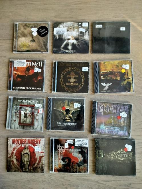 Metal CD's te koop, Cd's en Dvd's, Cd's | Hardrock en Metal, Zo goed als nieuw, Ophalen of Verzenden