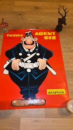 Cauvin Kox Agent 212 affiche 1987 franstalig, Ophalen of Verzenden, Zo goed als nieuw
