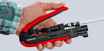 KNIPEX - Outil de compression pour connecteurs coaxiaux