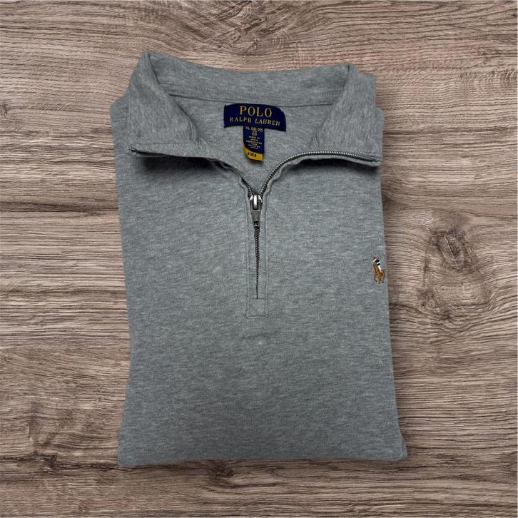 Polo Ralph Lauren 1/4 zipper grijs XL (jongen), Kinderen en Baby's, Kinderkleding | Overige, Nieuw, Jongen, Verzenden