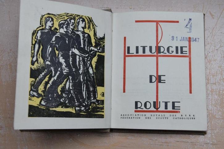 scouts Liturgie de route 1942 ill. Joseph Gillain, Verzamelen, Scouting, Gebruikt, Verzenden