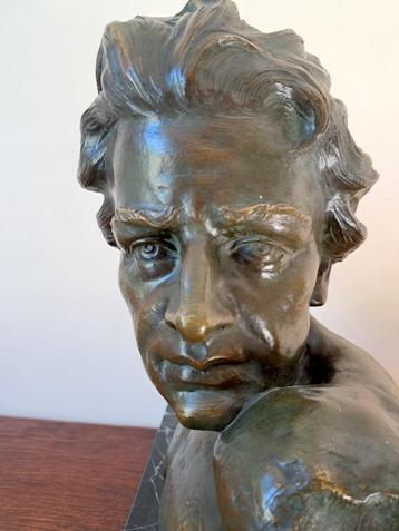Buste en Bronze Signé – J. Dommisse - Belgique, 1950 beschikbaar voor biedingen