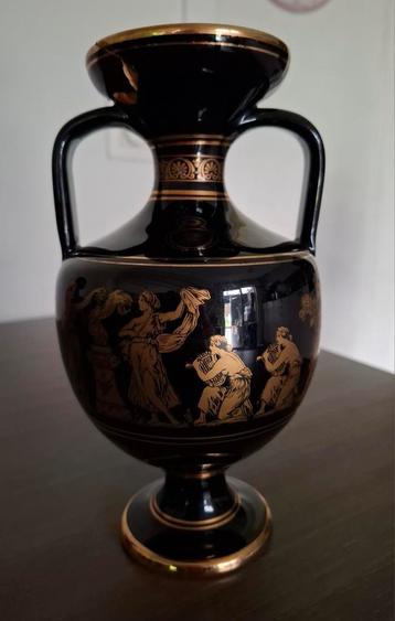 Handgemaakt Grieks vaasje (24K goud), beschadigd/restauratie beschikbaar voor biedingen