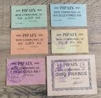 Complete set noodgeld Pipaix 1940, Ophalen of Verzenden, Setje
