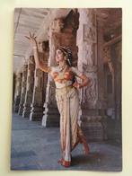Postkaart India Tempeldanseres, Gelopen, Ambachten of Beroep, Ophalen of Verzenden