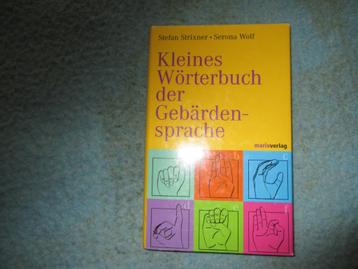 duits boek: kleines Wörterbuch der Gebärdensprache