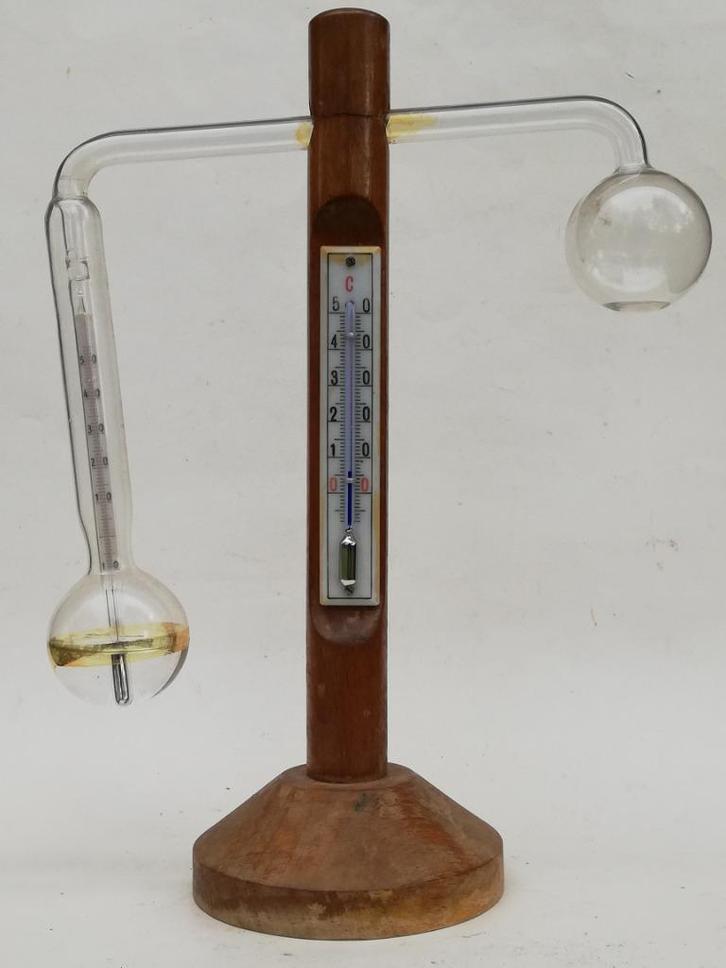 Zeldzame hygrometer - type Daniell - eerste helft 20ste eeuw, Antiek en Kunst, Curiosa en Brocante, Ophalen