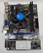 MSI H81M-P33 CPU intel i3-4160 DDR3, Computers en Software, Ophalen, Gebruikt, DDR3, LGA 1150