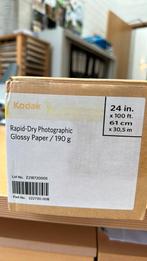 Kodak rapid, papier op rol, photographic glossy paper, Nieuw, Ophalen