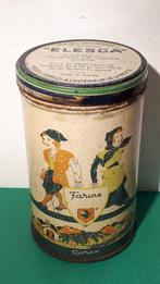 Ancienne boîte de sucre au cacao « Elesca ». Farine., Collections, Comme neuf, Enlèvement ou Envoi