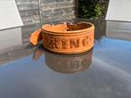 Grote Handgemaakte lederen halsband, Dieren en Toebehoren, Ophalen, Zo goed als nieuw