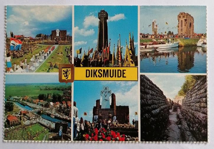 Oude postkaart IJzerbedevaart Diksmuide, Verzamelen, Postkaarten | België, Ongelopen, West-Vlaanderen, 1960 tot 1980, Ophalen of Verzenden