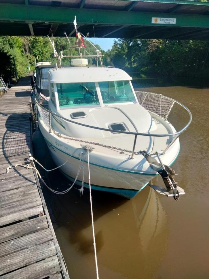 Vissersboot - Jeanneau - Merry Fisher 695, Watersport en Boten, Vis- en Consoleboten, Gebruikt, 70 pk of meer, 6 meter of meer