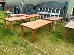 Tuintafels uit massieve teak, Tuin en Terras, Tuintafels, Ophalen, Zo goed als nieuw, Rechthoekig, Teakhout