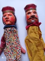 Marionnettes Anciennes en bois, 12 figurines, Humain, Enlèvement, Utilisé