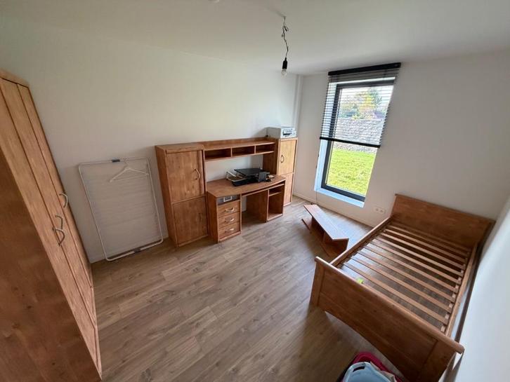 Volledige slaapkamer met bureau, Huis en Inrichting, Slaapkamer | Complete slaapkamers, Gebruikt, Eenpersoons, Ophalen