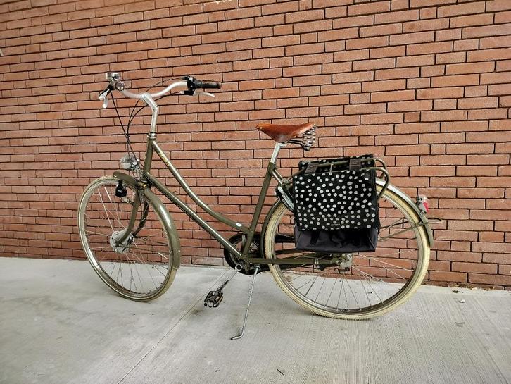 Fiets ACHIELLE handgemaakt in België, Fietsen en Brommers, Fietsen | Dames | Damesfietsen, Zo goed als nieuw, Overige merken, Versnellingen