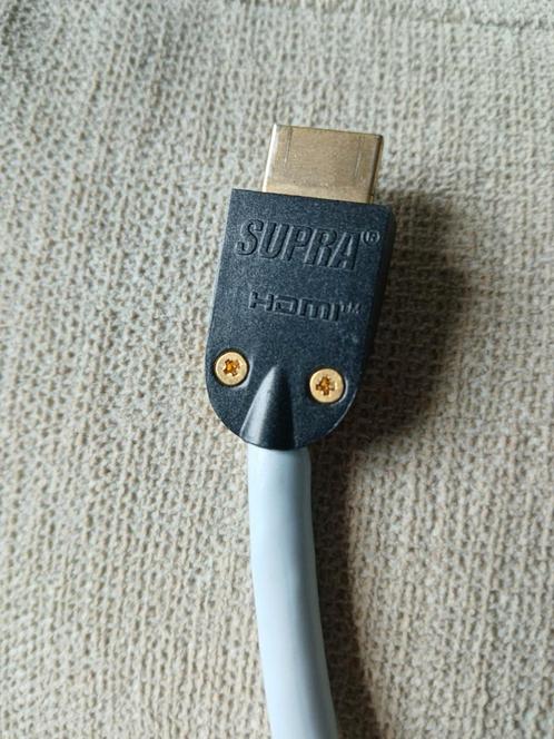 Cable HDMI supra cables, Audio, Tv en Foto, Audiokabels en Televisiekabels, Zo goed als nieuw, HDMI-kabel, Minder dan 2 meter