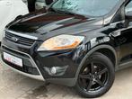 FORD KUGA 2.0D 136PK |DIGITALE AIRCO | KEY LESS START | AUX, Auto's, 4 cilinders, Leder en Stof, Zwart, 5 deurs