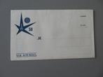 Air - Mail post souvenir enveloppe EXPO 58 Brussel, Ophalen of Verzenden, Overige typen