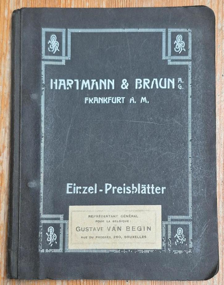 Hartmann & Braun catalogus 1925 Elektrische meettoestellen, Verzamelen, Elektronische Apparatuur, Overige typen, Ophalen of Verzenden