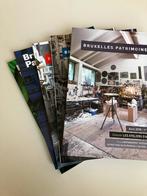 Lot de 5 revues Bruxelles Patrimoine, Livres, Enlèvement ou Envoi, Comme neuf, Architecture général