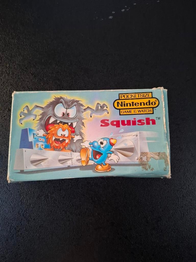 Nintendo Game & Watch Squish, Consoles de jeu & Jeux vidéo, Consoles de jeu | Nintendo Game Boy, Utilisé, Autres modèles, Avec jeux