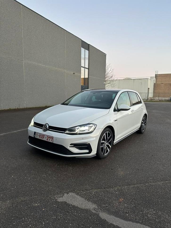 Golf 7 .5 R line 2019 benzine 1ste eigenaar, Autos, Volkswagen, Particulier, Golf, Système de navigation, Essence, Enlèvement