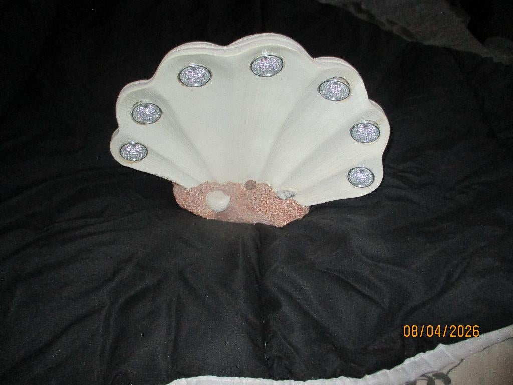 SEASHELL, idéal pour l'éclairage du jardin, Jardin & Terrasse, Neuf, Énergie solaire, Autres types, Autres matériaux