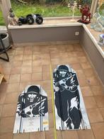 Mancave versiering alu platen Engels leger retro 2stuks 30€, Ophalen, Landmacht, Overige typen