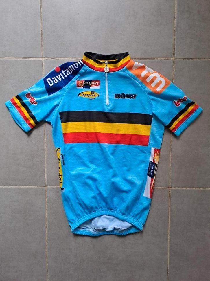 Wielertrui Nationaal Team België Chocolade Jacques 2007, Fietsen en Brommers, Fietsaccessoires | Fietskleding, Zo goed als nieuw
