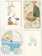 Lotje 7 geboortekaartjes Blanco, zonter tekst, Envoi, Carte de naissance