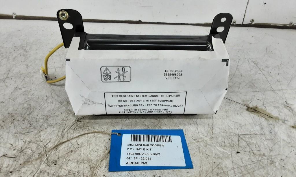 AIRBAG PASSAGER Mini Mini One / Cooper (R50) (532946800B), Autos : Pièces & Accessoires, Autres pièces automobiles, Mini, Utilisé