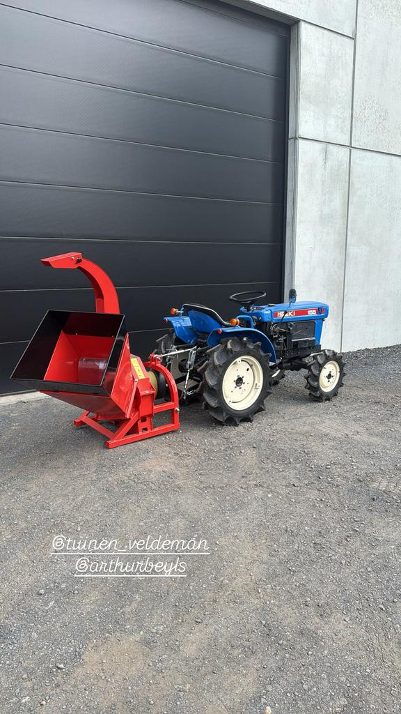 Iseki 155 minitractor 18pk 3cil, Ophalen