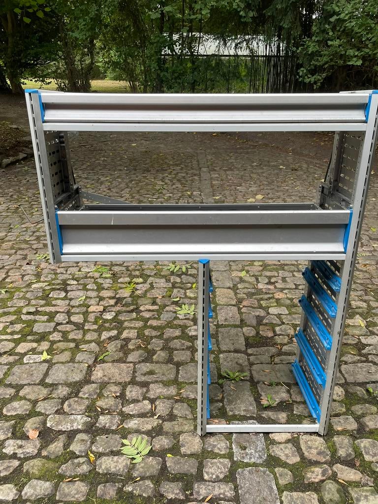 Sortimo Aluminium stapelrek voor in bestelwagen, Auto diversen, Bagagerekken, Ophalen, Gebruikt