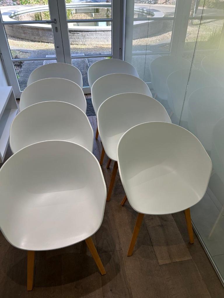 Hay About a chair AAC 22 - 8 stoelen, Maison & Meubles, Chaises, Bois, Comme neuf, Enlèvement, Cinq, Six Chaises ou plus