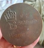 Médaille commémorative en bronze Belgique 1921-1981 Mathias, Enlèvement ou Envoi, Bronze