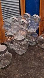 11 bocaux en verre avec couvercles., Maison & Meubles, Cuisine | Casseroles & Poêles, Enlèvement