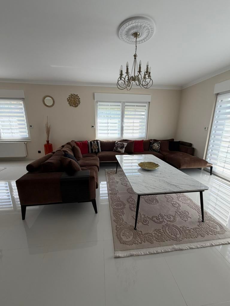 Fauteuil salon complet table chaise miroir seulement 1800€, Maison & Meubles, Enlèvement, Blanc