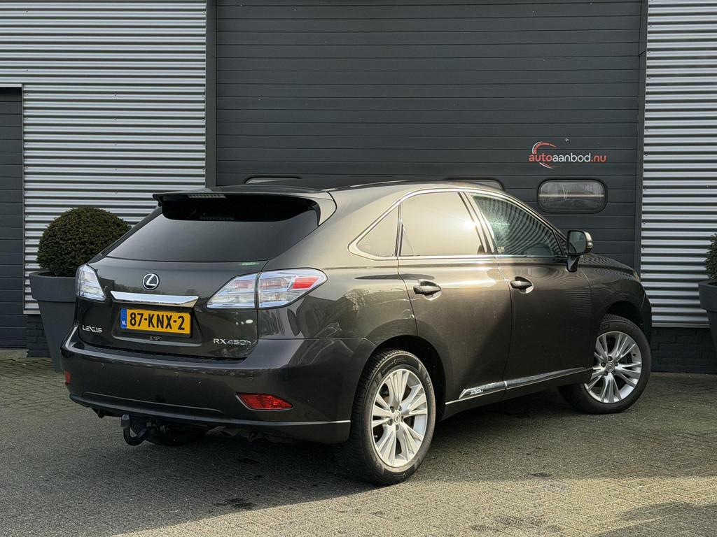 Lexus RX 450h 4WD Luxury | Panoramadak | Camera | Navigatie, Auto's, Gebruikt, Leder, 5 zetels, Hybride Elektrisch/Benzine
