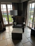 Zetel met bijpassende poef, Enlèvement, Utilisé, Une personne, Landelijk