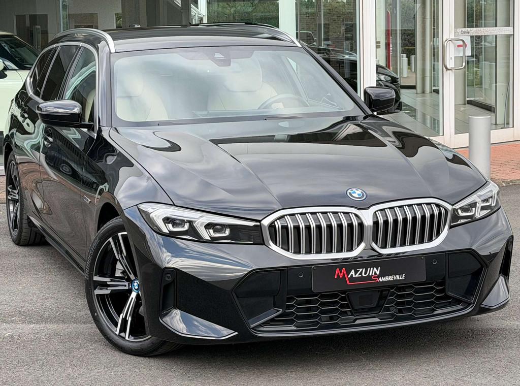 BMW 3 Serie 320 Touring 320eAS PHEV * Pack M * Cuir * Camér, Autos, Cuir, Achat, Beige, Entreprise