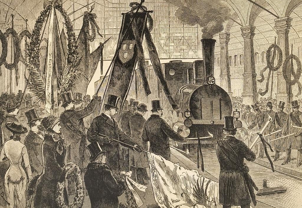 uitvaart van Richard Wagner, Antiek en Kunst, Kunst | Etsen en Gravures, Ophalen of Verzenden