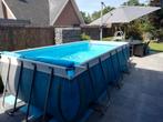 Bestway zwembad 412x201x122cm, Tuin en Terras, Zwembaden, Gebruikt, 200 tot 300 cm, Rechthoekig, Ophalen