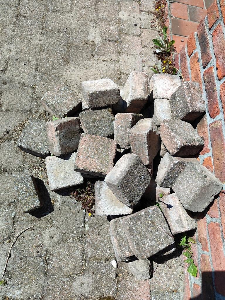 Klinkers 50 m2, Tuin en Terras, Grind, Keien en Split, Ophalen